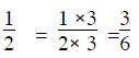 Equivalent Fractions Multiplication