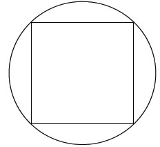 Circumscribed Circle around Square