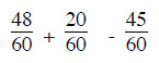 Common Denominator Result