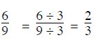 Equivalent Fractions Division