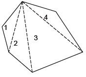 Polygon with Interior Lines
