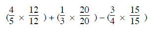 Finding Common Denominator