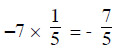 Negative Fraction Multiplication